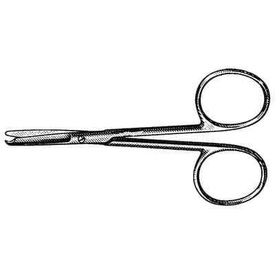 Miltex Vantage Spencer Stitch Scissors, Straight, Blunt Tip, Suture Hook, Stainless Steel, 3-1/2" thumbnail 8