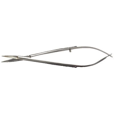 Nordent Castroviejo Surgical Scissors, Curved, 4" (100 mm), Stainless Steel, Spring-Action Handle, 311 thumbnail 11