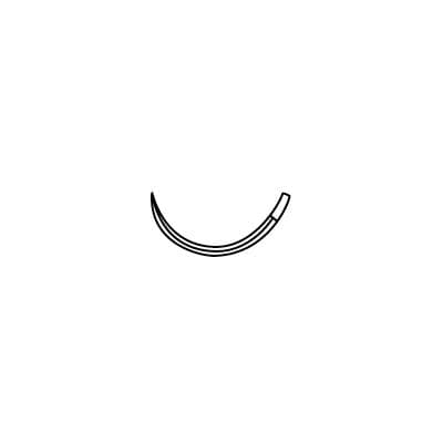 Hu-Friedy Perma Sharp Silk Suture, 3-0, Black Braided, Non-Absorbable, 18" C-43 Reverse Cutting 1/2 Circle Needle, 12/Box, PSN7762S thumbnail 14