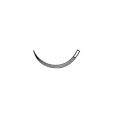 Perma Sharp Non-Absorbable Silk Black Braided Suture, 6-0, 18", C-22 Reverse Cutting 3/8 Circle Needle, 12/Box, PSN681S thumbnail 8
