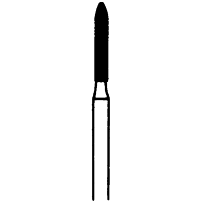 Meisinger Multi-Use Diamond Bur, FG, Long Torpedo, #868G, 1.2 mm, Coarse, Green, 5/Pk, 868G-012-FG thumbnail 8