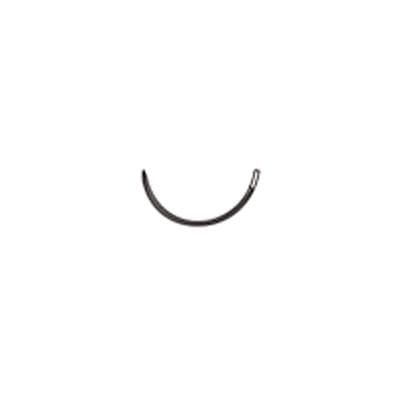 Look 778B Silk Suture, 3-0, Black Braided, Non-Absorbable, 18" (45 cm), C-26 Reverse Cutting 1/2 Circle Needle, 12/Box thumbnail 13