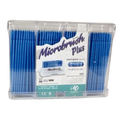 Microbrush Plus Micro-Applicator Dispenser Refills, Regular Tip (2 mm), Blue, 400/Pk, PR400BL thumbnail 19