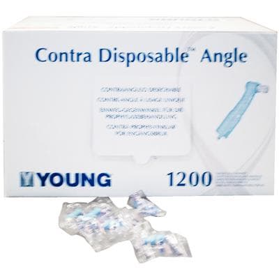 Young Contra Turbo Plus LF Disposable Prophy Angles, Soft Purple Cup, Long, Latex-Free, 1200/Box thumbnail 10