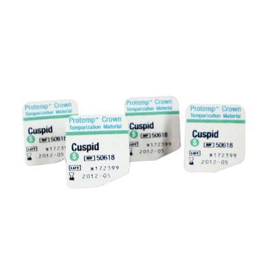 Protemp Crown Temporization Material, Adult Refill, Small Cuspid/Canine, Universal Shade, 5/Pk, 50618 thumbnail 16