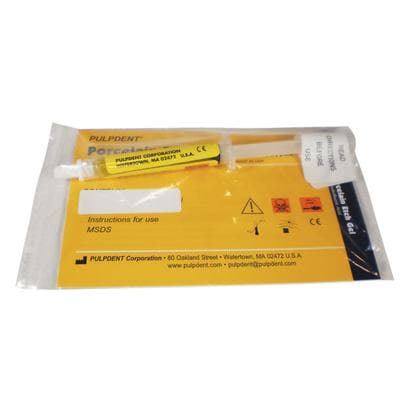 Porcelain Etch Gel, 9.6% Hydrofluoric Acid, Syringe Refill, 3 mL, Yellow, 1/Pk, PEG-3 thumbnail 22