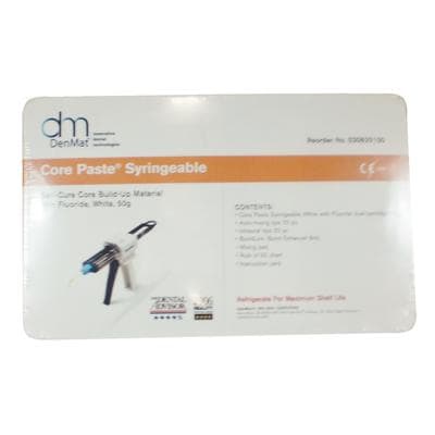 Core Paste Syringeable White with Fluoride Self-Cure Refill Kit, 50g Dual Chamber Syringe, 030625100 thumbnail 17