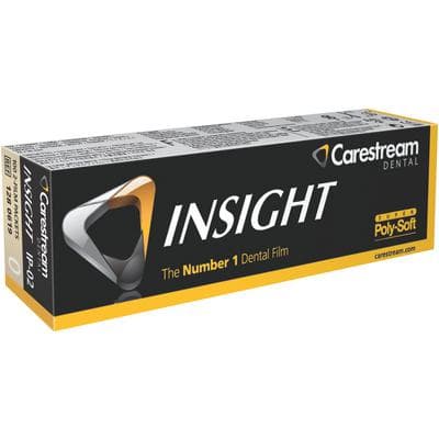 Carestream Insight IP-02 Super Poly-Soft Intraoral Dental X-Ray Film, Size 0 (Child), Double Film, F-Speed, 100/Pk, 1280619 thumbnail 11