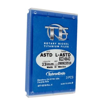 TF™ Twisted Files NiTi Rotary Files, 23mm, Large Apical Assorted (30/.06, 35/.06, 40/.04), 3/Pack, 822-6643 thumbnail 12