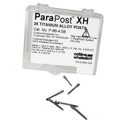ParaPost XH Titanium Alloy Post, Size 4.5, Blue, 0.045 in (1.14 mm), 25/Pk, P88-4.5B thumbnail 8