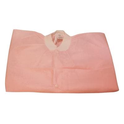 Extra-Safe Light Pink Lab Coat, Medium, Latex-Free, Fluid Resistant, AAMI Level 3, Knee Length, 10/Pk, 3660LPM thumbnail 7