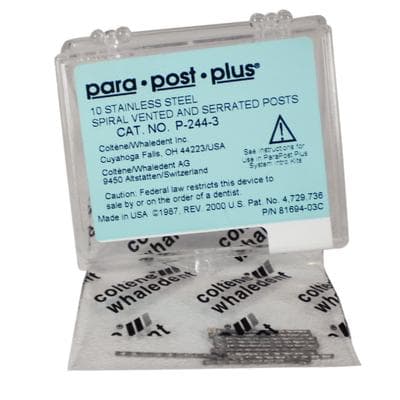 ParaPost Plus Stainless Steel Endodontic Posts, Size 3, 0.036" (0.90mm), Brown, 10/Pk, P244-3 thumbnail 17