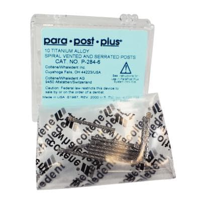 ParaPost Plus Titanium Endodontic Posts, Size 6, Black, 0.060" (1.50mm), 10/Pk, P284-6 thumbnail 8