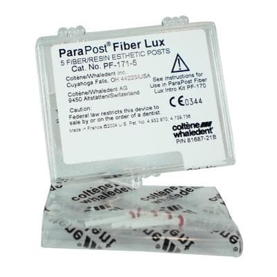 ParaPost Fiber Lux Translucent Fiber Posts, Size 5, Red, 1.25 mm, Refill, 5/Pack, PF1715 thumbnail 20