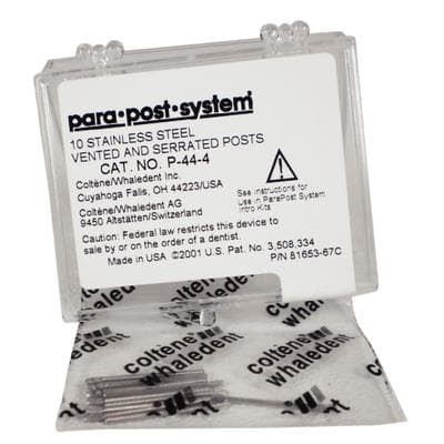 ParaPost Stainless Steel Endodontic Posts, Size 4, .040" (1.00mm), Yellow, Refill, 10/Pk, P444 thumbnail 17
