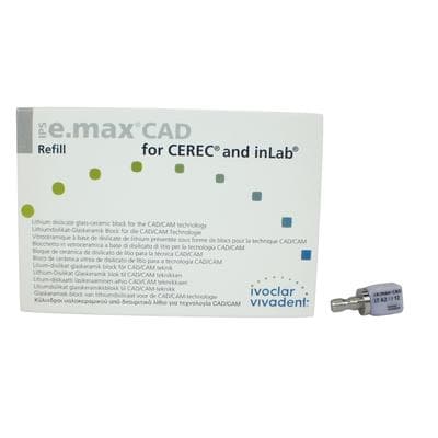 IPS e.max CAD LT (Low Translucency) Milling Blocks, Size I12, Shade A2, 5/Pkg thumbnail 14