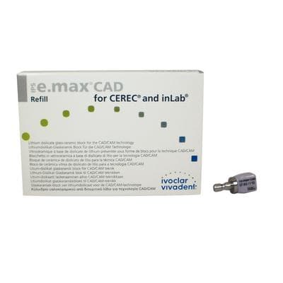 IPS e.max CAD LT (Low Translucency) Milling Blocks, Size I12, Shade A3, 5/Box thumbnail 14