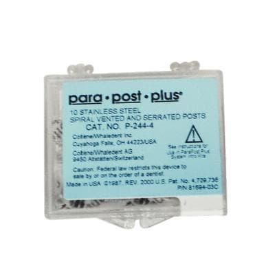 ParaPost Plus Stainless Steel Endodontic Posts, Size 4, .040" (1.0mm), Yellow, 10/Pk, P244-4 thumbnail 19
