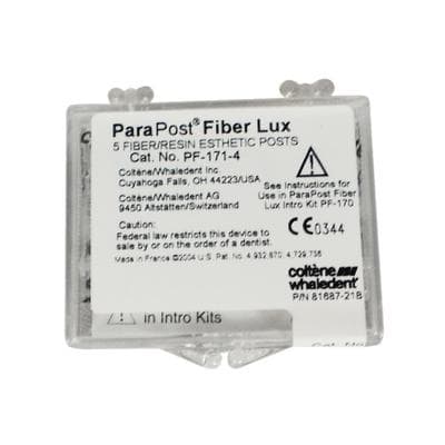 ParaPost Fiber Lux Translucent Fiber Posts, Size 4, Yellow, 1.0 mm, Refill, 5/Pack, PF1714 thumbnail 20