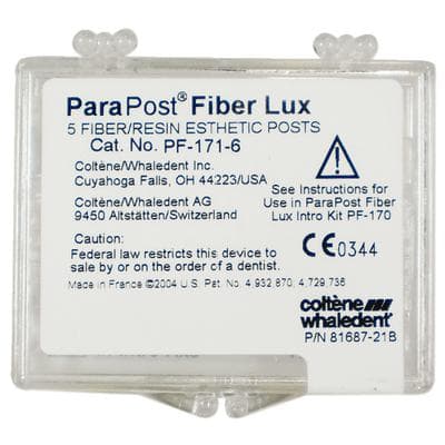 ParaPost Fiber Lux Translucent Fiber Post Refill, Size 6 (1.50 mm), Black, 5/Pack, PF1716 thumbnail 19