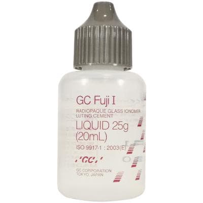 GC Fuji I Glass Ionomer Luting Cement, Liquid Refill, 25 g (20 mL) Bottle, 901009 thumbnail 22