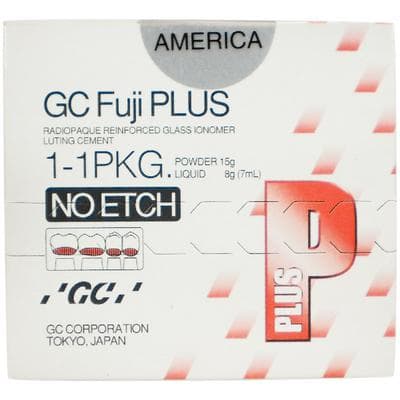 GC Fuji PLUS Resin-Reinforced Glass Ionomer Luting Cement, Powder/Liquid 1:1 No-Etch Package, 15 g Powder & 7 mL Liquid, 431101 thumbnail 22