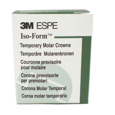 3M Iso-Form Temporary Molar Crowns, Tin-Silver Alloy, Upper Right First Molar, Size U60, 5/Box thumbnail 16