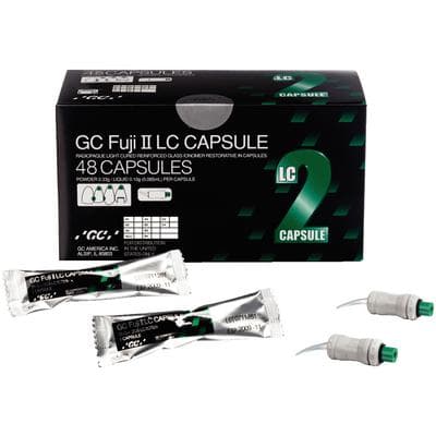 GC Fuji II LC Light-Cured Resin-Reinforced Glass Ionomer Restorative Capsules, Shade A1 (Pedo), 0.1 mL, 48/Box, 425001 thumbnail 23