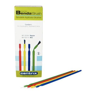 Benda® Brush Mini Disposable Applicator, Fine Point, White Bristles, Assorted Colors, 144/Box, 370111 thumbnail 20