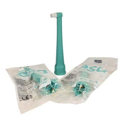 Preventive Technologies ESA ST Disposable Prophy Angle, Firm Cup, Extended Straight Attachment, 100/Box, Green thumbnail 4