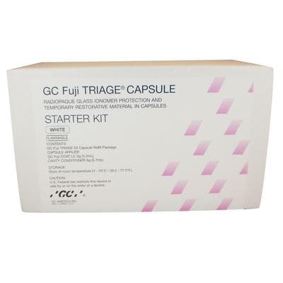 GC Fuji TRIAGE White Capsules Starter Kit - Self-Adhesive Radiopaque Glass Ionomer Sealant, 50 Capsules, 439991 thumbnail 13