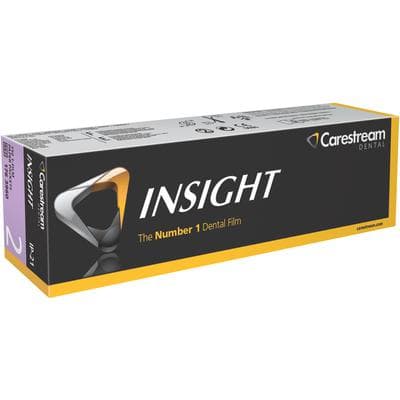 Carestream Insight Dental Film IP-21, Size 2 Adult Periapical, F-Speed, Single Film Paper Packets, 150/Pk, 1763960 thumbnail 13