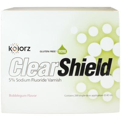 Kolorz ClearShield Fluoride Varnish, 5% NaF, Bubblegum, 0.4 mL Unit Dose, 200/Box, 799504 thumbnail 15
