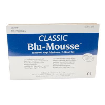 Blu-Mousse Classic VPS Bite Registration Material, 2-Minute Set, 80 mL Base & Catalyst Tubes, 2/Pkg, S436 thumbnail 14