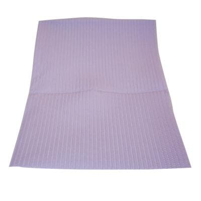 Econoback Lavender Patient Bibs, 2-Ply Paper/1-Ply Poly, 13" x 19", 500/Case, WEXLV thumbnail 9