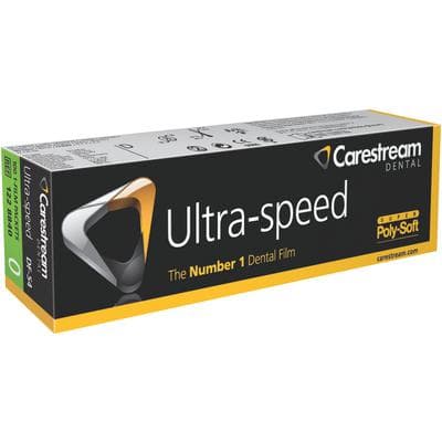 Carestream Ultra-Speed DF-54 Intraoral Dental X-Ray Film, Size 0 (Child), Single Film, Super Poly-Soft Packets, D-Speed, 100/Box, 1228840 thumbnail 17