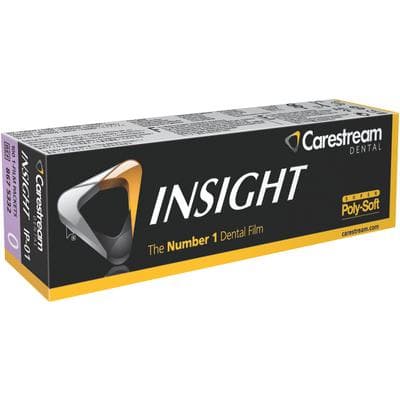 Carestream Insight IP-01 Intraoral Dental Film, Size 0, F-Speed, Single Film Super Poly-Soft Packets, 100/Pk, 8675332 thumbnail 17