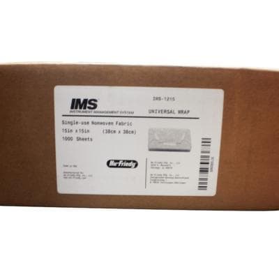 Hu-Friedy IMS Universal Sterilization Wraps, 15" x 15", Blue, 1000/Pk, IMS-1215 thumbnail 12