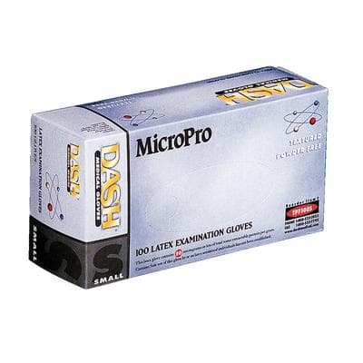 MicroPro Powder-Free Textured Latex Exam Gloves, Small, Natural, 100/Box, TPF100S thumbnail 19
