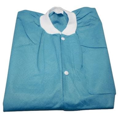 Extra-Safe Hip Length Lab Jacket, Teal, Medium, AAMI Level 3, Latex-Free, 10/Pk, 3630TEM thumbnail 7