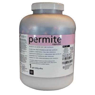 SDI Permite Dispersed Phase Amalgam Capsules, 1 Spill, 400 mg, Regular Set, Light Pink/Gray, 500/Pk, 4021303 thumbnail 14