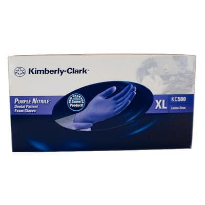 Purple Nitrile Dental Exam Gloves, Powder-Free, Extra Large, 90/Box, 53434 thumbnail 8