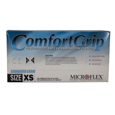 Microflex ComfortGrip CFG-900 Powder-Free Latex Exam Gloves, Extra Small, Natural, 100/Box thumbnail 16