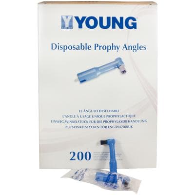 Young Classic Turbo Disposable Prophy Angle, Soft Gray Cup, 90 Degree, 200/Box, 132120 thumbnail 14