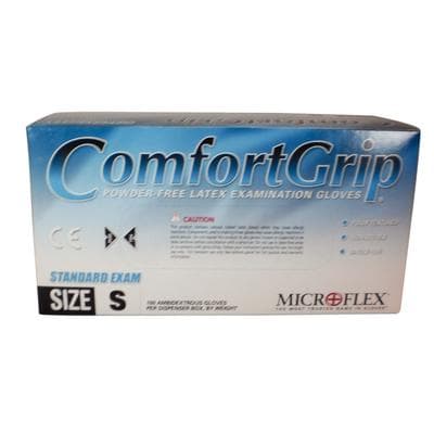 MICROFLEX ComfortGrip CFG-900 Powder-Free Latex Exam Gloves, Small, Natural, Textured, 100/Box thumbnail 16