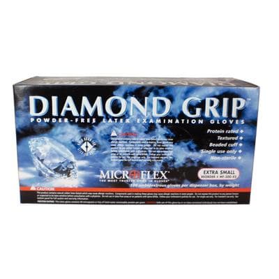 Microflex Diamond Grip Powder-Free Latex Exam Gloves, X-Small, Natural, 100/Box, MF-300-XS thumbnail 16