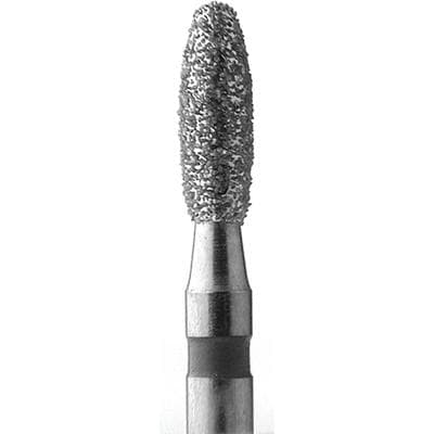 Meisinger Multi-Use Diamond Bur, FG, Long Football, #833L, 1.8 mm, Medium Grit, Blue Ring, 5/Pk, 833L-018-FG thumbnail 8