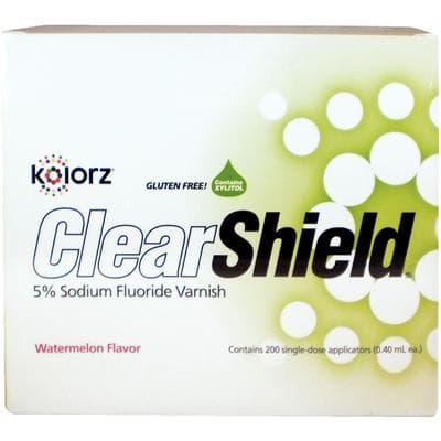 Kolorz ClearShield 5% Sodium Fluoride Varnish, Watermelon, 0.4 mL Unit Dose, 200/Pk, 799502 thumbnail 13