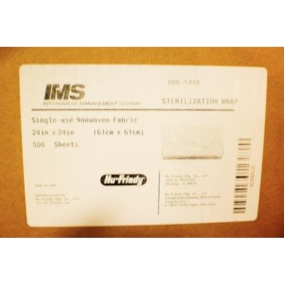 Hu-Friedy IMS Autoclave Sterilization Wrap, 24" x 24", Blue, 500/Pk, IMS-1210 thumbnail 11