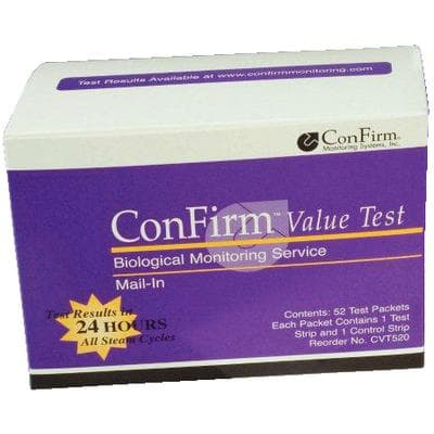 ConFirm Mail-In Sterilizer Monitoring System, Value Test, 2-Strip, 52 Packets/Box, CVT520 thumbnail 18